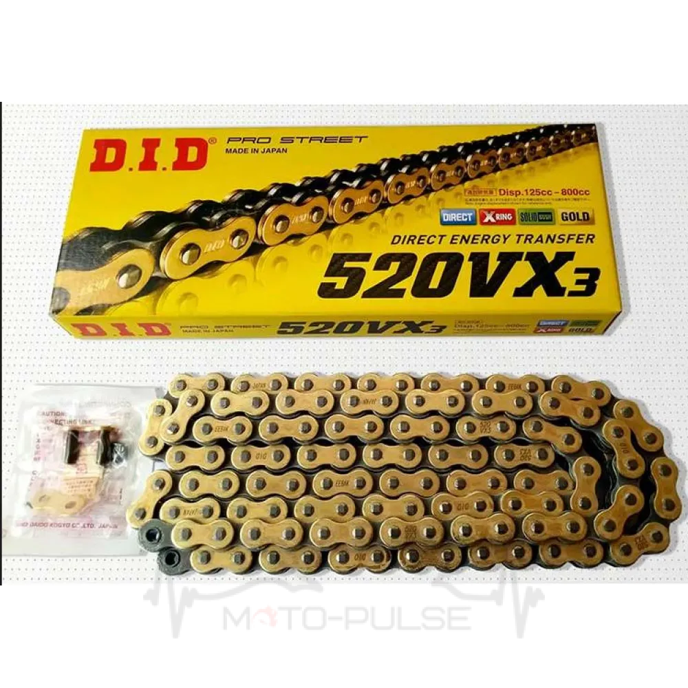 Ланцюг 520-118 DID 520VX3 G&B - 118ZB